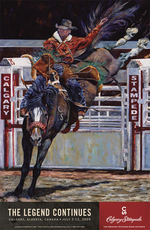 Calgary Stampede Poster - Click here to visit the Calgary Stampede website
